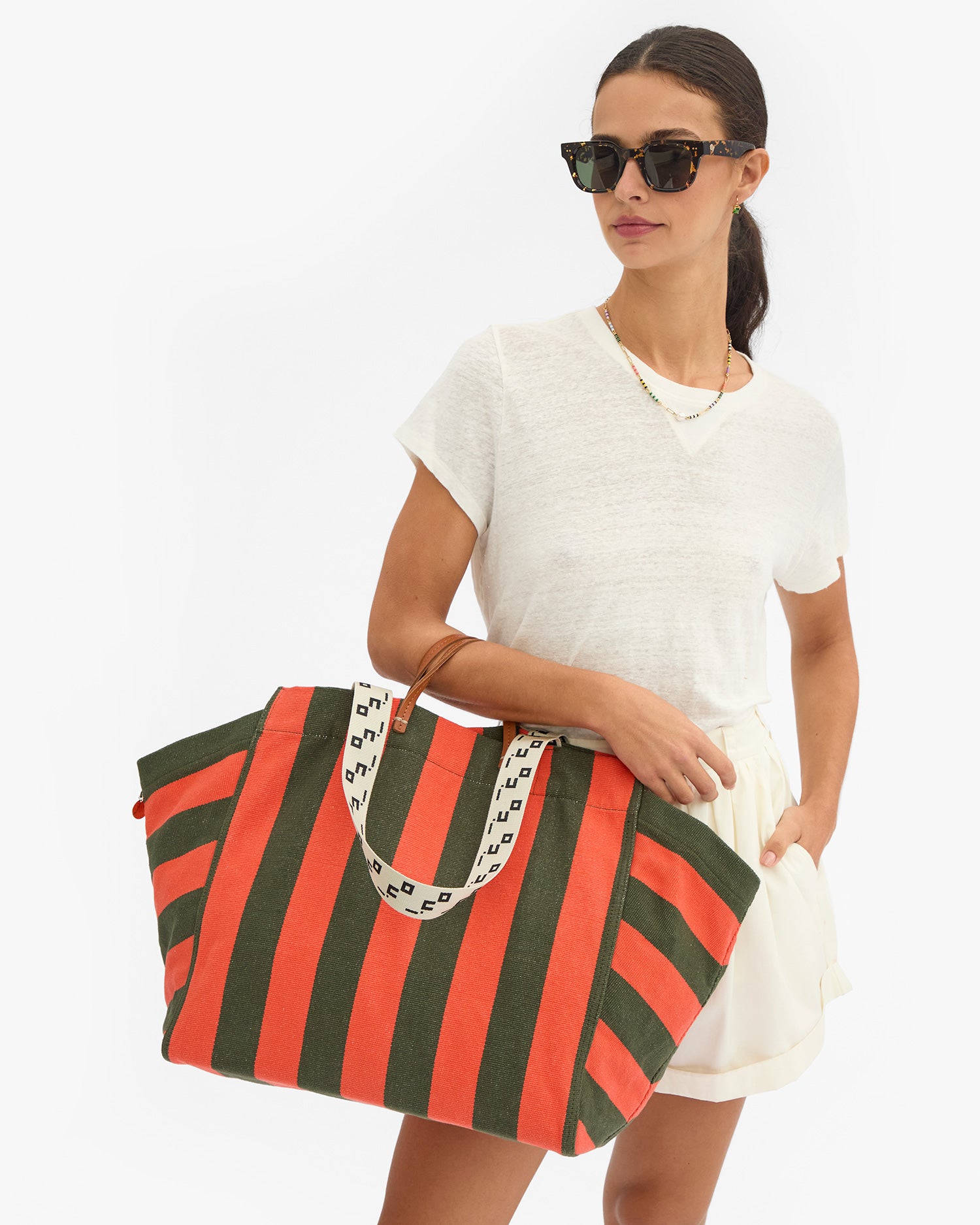 La Cote Tote on Marie's arm