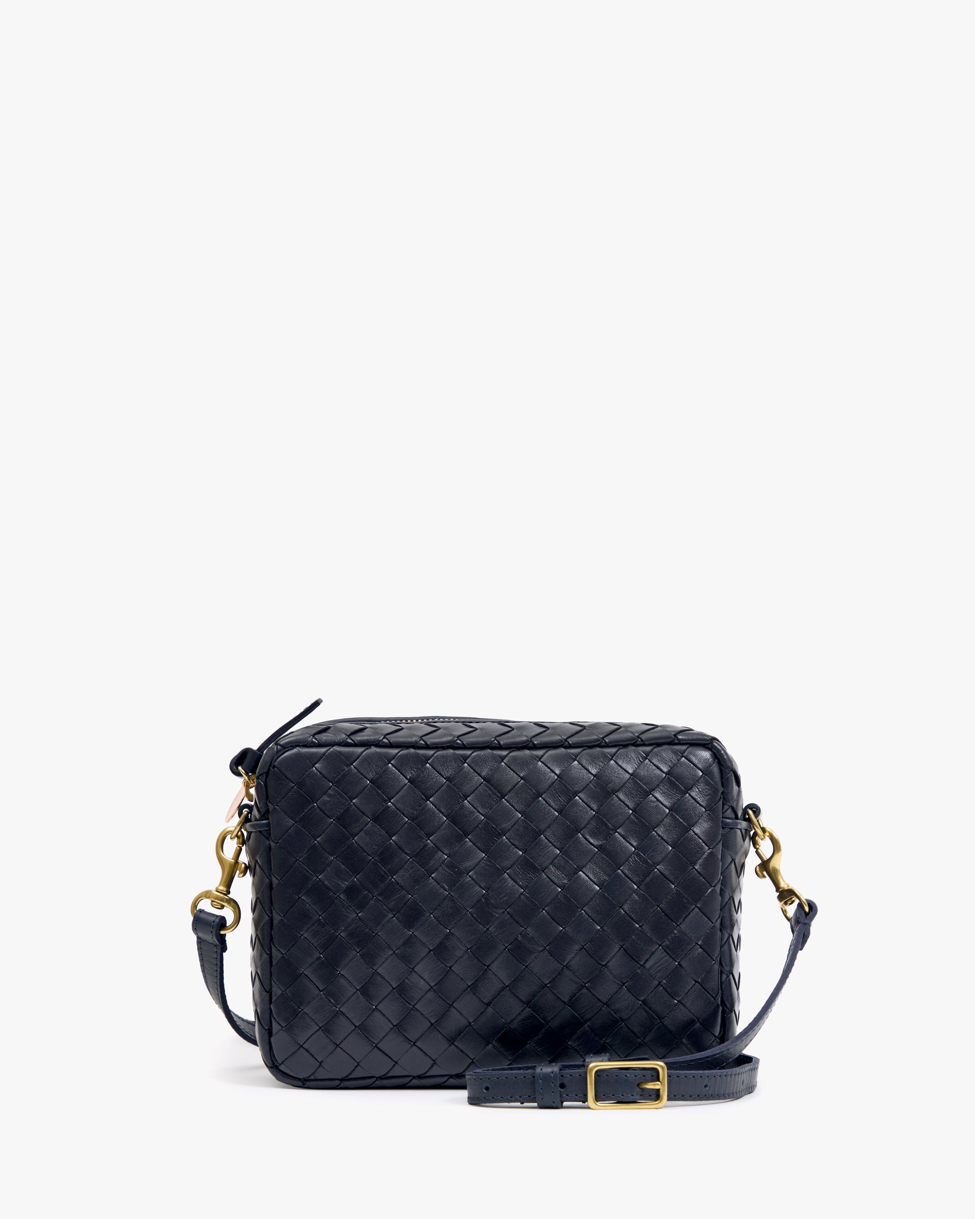 Twilight Diagonal Woven Midi Sac with Adjustable Strap.